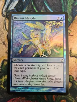 MTG - Distant Melody - FOIL - (NM) Morningtide MOR - Image 1
