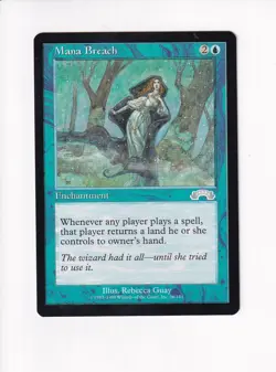 1998 MAGIC THE GATHERING MTG EXODUS MANA BREACH (PH) - Image 1