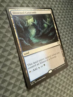 MTG Drowned Catacomb #0152 Rare Commander: Aetherdrift (DRC) - Image 2