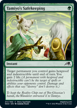Tamiyo's Safekeeping - Kamigawa: Neon Dynasty #211/302 MTG Magic The Gathering - Image 1