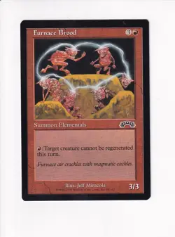 1998 MAGIC THE GATHERING MTG EXODUS FURNACE BROOD (PH) - Image 1