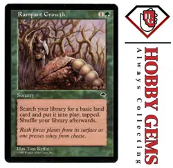 RAMPANT GROWTH Tempest Common Magic the Gathering MTG - Image 1