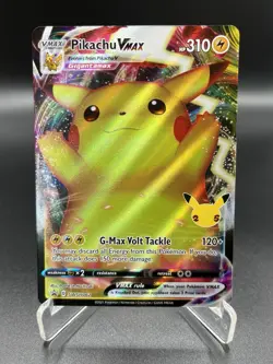 Pikachu VMAX SWSH062 Promo Pokemon Celebrations NM - Image 1