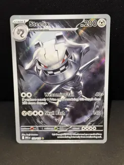 Steelix 150/132 Illustration Rare Pokemon TCG Mega Evolution - Image 1