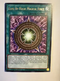 Yugioh! Rank-Up-Magic Magical Force - MZTM-EN056 Maze Of The Master Rare NM/M - Image 1