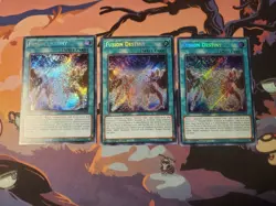 3X FUSION DESTINY PLAYSET SECRET RARE 1ST EDITION BLCR-EN088 YUGIOH! - Image 1