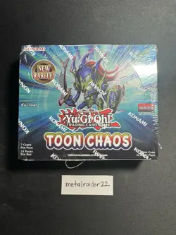 Yugioh Toon Chaos Booster Box 1st Edition Factory Sealed English TCG 83717849278 - Image 1
