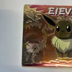 Pokemon Japanese Meiji Eevee Embossed Promo Foil Get Card 1999 Eievui - Image 2