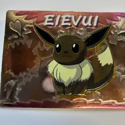 Pokemon Japanese Meiji Eevee Embossed Promo Foil Get Card 1999 Eievui - Image 3