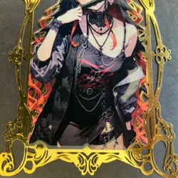 Goddess Story Gold METAL Card - Serial Number #/100! Anime Girl Demon Slay - Image 3