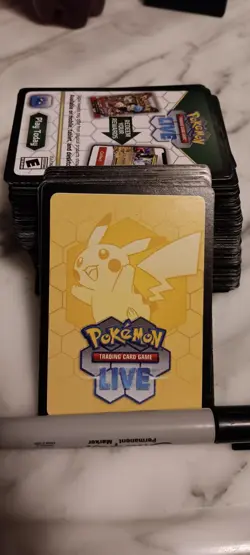 200x Pokemon Online Code Cards Mega Evolutions Black Bolt White Flare + (DM) - Image 1