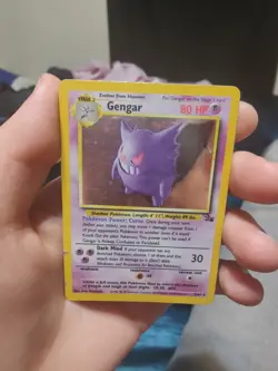 Pokemon TCG Gengar Fossil Holo Card 5/62 Unlimited Rare - Image 2
