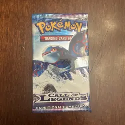 Pokemon Call of Legends - 10 Card Booster Pack - Kyogre Art - New Sealed - Image 1