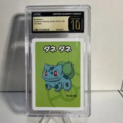 ✨✨✨ CGC 10 Pristine Bulbasaur Old Maid 2019 Japanese Pokemon Card - Image 1
