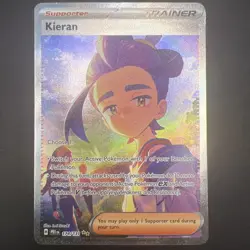 Pokemon TCG Kieran Trainer Prismatic Evolutions Card 174/131 Sir - Image 1