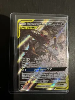 Umbreon & Darkrai GX SM241 Promo Pokemon Card Near Mint Minus - Image 1