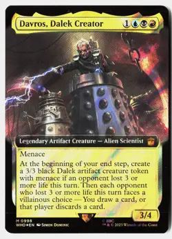 Davros, Dalek Creator (Extended Art) (Surge Foil) M Universes Beyond: Doctor Who - Image 1