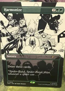 Harmonize Secret Lair Rare #7018 Inked Spider Man Secret Lair - Image 1