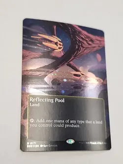 MTG Magic Edge Of Eternities Galaxy Foil Borderless Reflecting Pool - Image 2