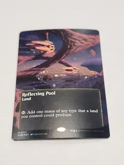 MTG Magic Edge Of Eternities Galaxy Foil Borderless Reflecting Pool - Image 3