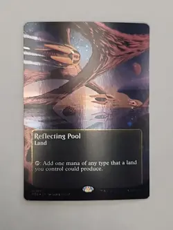 MTG Magic Edge Of Eternities Galaxy Foil Borderless Reflecting Pool - Image 4
