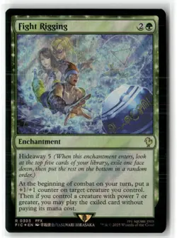 Fight Rigging (Surge Foil) Commander: Final Fantasy Foil MAGIC MTG NM - Image 1
