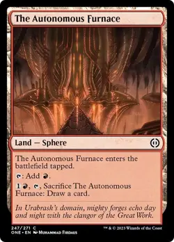 THE AUTONOMOUS FURNACE x4 mtg NM-M Phyrexia All Will Be One 4 Common - Image 1