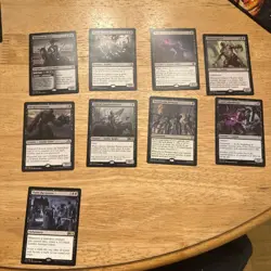 Magic the Gathering. 9x *ZOMBIES* Commander 8x rare 1x uncommon - Image 1