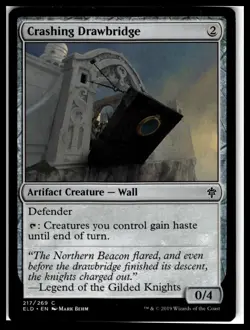 Throne of Eldraine #217 Crashing Drawbridge - Image 1