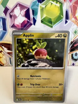 Applin 138/191 Common Regular - Pokemon TCG S&V Surging Sparks - NM - Image 1