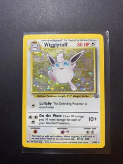 Wigglytuff 16/64 Jungle Holo Unlimited Pokemon WOTC MP/HP - Image 1