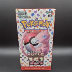 Pokemon Korean 151 [sv2a] Booster Box (20 Packs) - New & Sealed - Image 1