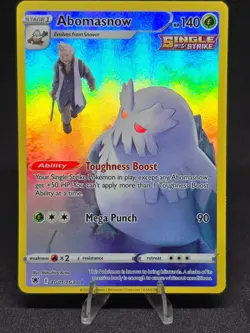 Pokemon TCG Abomasnow TG01/TG30 Astral Radiance TG Holo Ultra Rare NM - Image 1