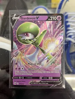 Pokemon GARDEVOIR V 016/073 Ultra Rare Holo Full Art Champions Path Collect - Image 1