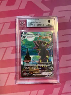 Pokemon TCG - Umbreon VMAX Alt Art 215 BGS 9 Evolving Skies Moonbreon GOOD SUBS! - Image 1