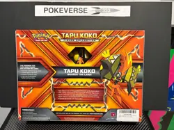 2017 Pokemon Sun and Moon Tapu KoKo collection box New in Package Nice!! - Image 2