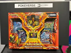 2017 Pokemon Sun and Moon Tapu KoKo collection box New in Package Nice!! - Image 5