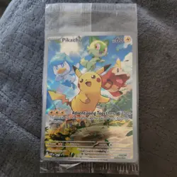 Pokemon TCG Pikachu SVP 027 Paldea Evolved Black Star Promo New Sealed - Image 1