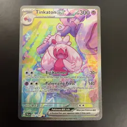 Pokemon TCG Paldea Evolved Tinkaton ex 262/193 Special Illustration Rare - Image 1