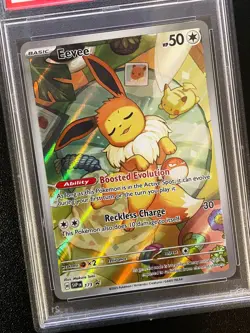 Pokemon TCG Eevee Prismatic Evolutions Promo SVP173 - PSA 10 GEM Mint - Image 2