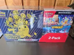 Pokemon Surging Sparks Elite Trainer Box ETB Booster Bundle Costco 2 Pack SEALED - Image 1