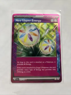 Pokemon TCG Neo Upper Energy 162/162 Temporal Forces ACE SPEC Rare Holo NM - Image 1