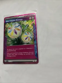 Pokemon TCG Neo Upper Energy 162/162 Temporal Forces ACE SPEC Rare Holo NM - Image 3