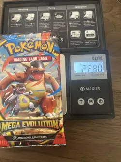 Extremely heavy 22.80g! Pokemon Mega Evolution booster pack English - Image 1
