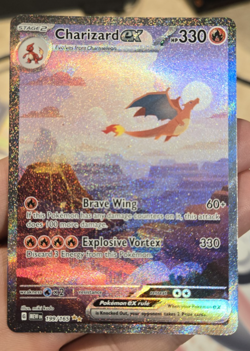 Pokemon 151 CHARIZARD ex #199/165 SIR Secret Illustration Rare - Image 2