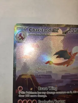 Pokemon 151 CHARIZARD ex #199/165 SIR Secret Illustration Rare - Image 5