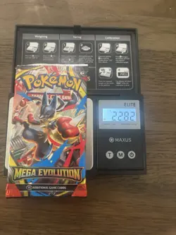 Extremely heavy 22.82g! Pokemon Mega Evolution booster pack English - Image 1