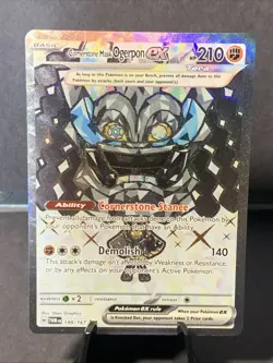 Pokemon TCG Cornerstone Mask Ogerpon EX 199/167 Full Art Twilight Masquerade NM - Image 1