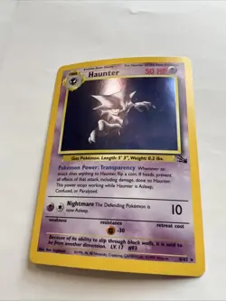 Pokemon TCG Haunter Fossil 6/62 Holo Unlimited Holo Rare - Image 2