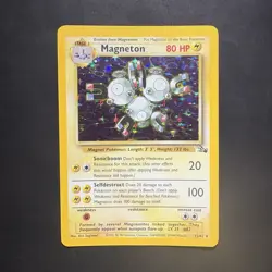 Pokemon Vintage Holo Magneton Fossil 11/62 WotC 1999 - Image 1